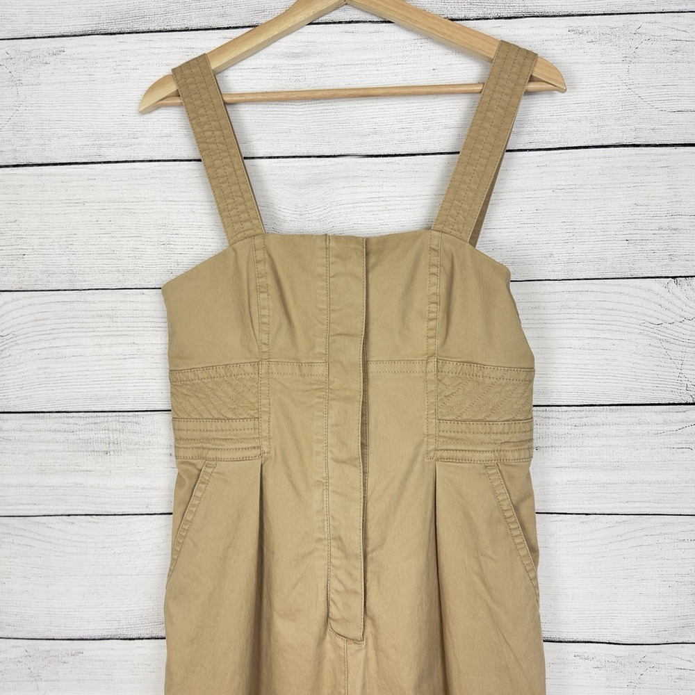 Banana Republic Cargo Jumpsuit In New British Khaki Size 4 Petite Feminine Boho - Picture 3 of 10
